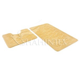 Набор ковриков SHAHINTEX РР 60*100+60*50 002 кремовый 3 S