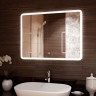 Зеркало "Demure Led" 900х700 с часами, подогревом