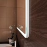 Зеркало "Demure Led" 900х700 с часами, подогревом
