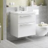 60 Тумба "Vanda Luxe - 60" ХЕТТИХ, ТВИСТ- под умыв. Como 60 белый (Алаванн)