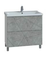70 Тумба Geometry 700-0-2 ПОД УМЫВАЛЬНИК (Фостер) бетон VIGO