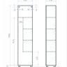 Пенал 45 Geometry БЕЛЫЙ (в разборе) VIGO