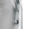 Душевое ограждение SANTREK AQUA Lea-CR-900-G-Chrome 900*900*1850 Г-обр.  стекло Грейп 5мм, профиль Хром