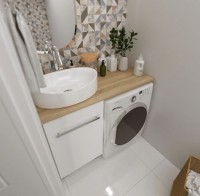 Столешница под стир.машину Wash 110 L дуб сонома 1MARKA