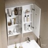80 Шкаф-зеркало "Cosmetic 80" Белый (Алаванн)
