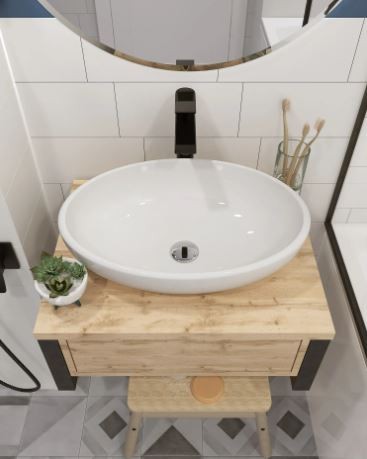 Тумба GRUNGE LOFT 60П 1в.я Дуб Вотан 1MARKA