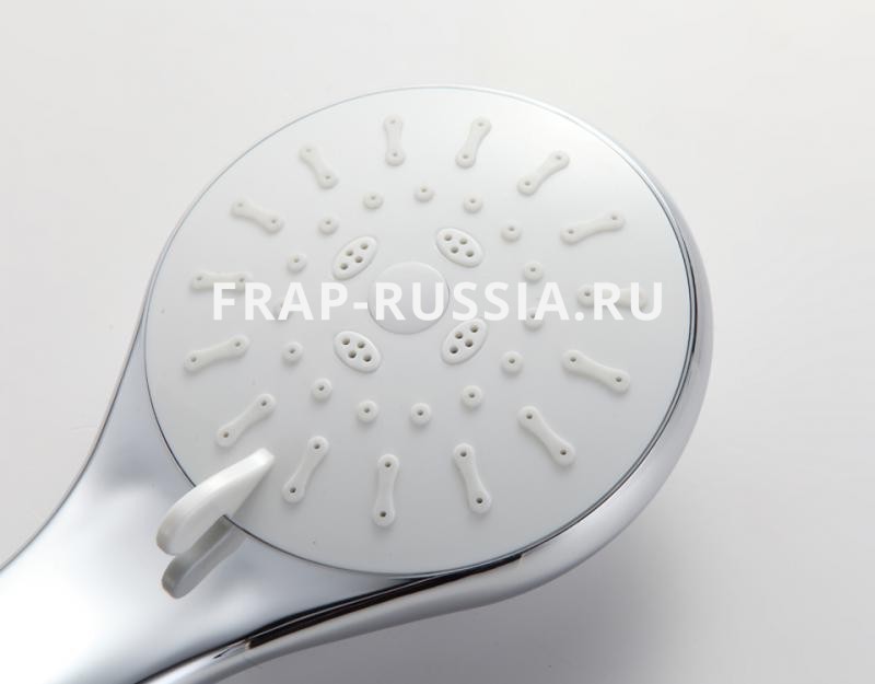 Душевая система  Frap с повор. изливом,верхним душем и ручной лейкой, бел/хром 2431
