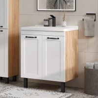 60 Тумба напольная Lago 2дв. под умывальник (Миранда) EQUIL