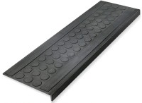 Накладки на ступени 25х75 см. DRS 0618С (Stair mat coin) CleanWill (ИНДИЯ)