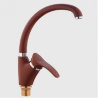 4101-14 Смеситель Кухня Frap шар d40  на гайке (коричневый)