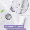 Штора д/ванн SANTREK HOME 180х180 Polyester с утяжелителем НС1124 с кольцами мрамор серо-коричневый
