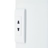 Зеркало-шкаф "Aperio LED" 800х800 правый с розеткой