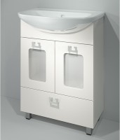 61 Тумба ВИТРАЖ 1 ящ. с умывальником ЭРИКА 61/60 К