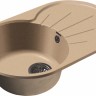 Мойка GRANFEST GF-R750L  чаша + крыло 750*460 мм, овал (песочный - 302)