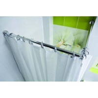 Карниз д/ванной нержавейка Г-обр. 1,0м х 1,0м