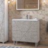 70 Тумба Geometry 700-0-2 с умывальником (Фостер 70) бетон VIGO