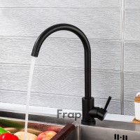40899-4 Смеситель Кухня Frap d-35 (черный) нержавейка