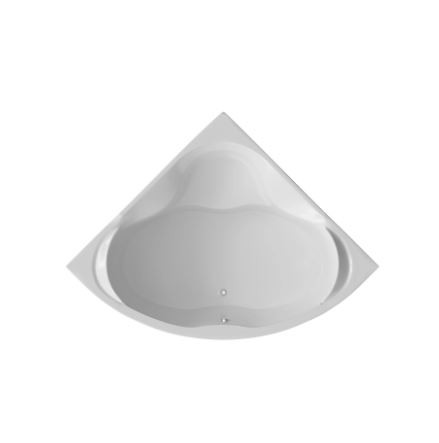 Ванна LUXE 155х155 ГМ (055148; HD, Ar, PT(Hd+Ar), 4 МДЖ, 6 МДЖ, ЗП, КаскСмес, сфLuxe, р, Sвв1, Nia