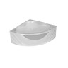 Ванна LUXE 155х155 ГМ (055148; HD, Ar, PT(Hd+Ar), 4 МДЖ, 6 МДЖ, ЗП, КаскСмес, сфLuxe, р, Sвв1, Nia