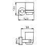 Держатель для стаканов HB8306