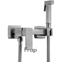 7504-5 Гигиенический душ Frap со смесителем (сатин)