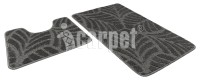 Коврик д/ванны 2 предм. АКТИВ icarpet 50х80 + 50х40 001 серый 50