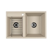 Мойка кухонная Делия 78 dbl шампань