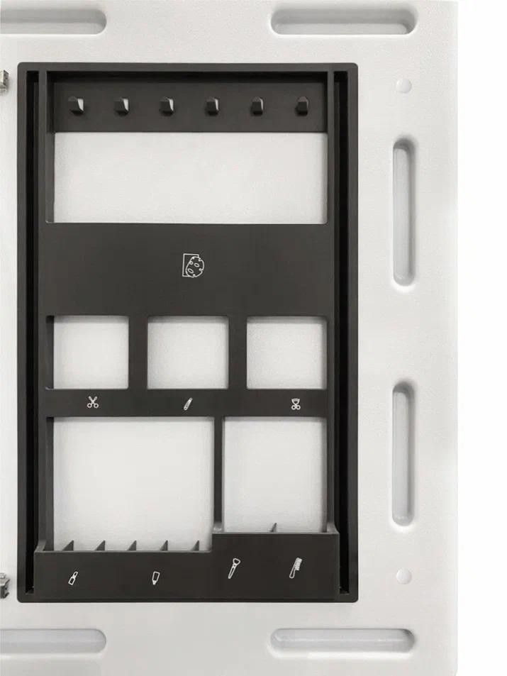 Зеркало-шкаф "Холдер / Holder LED" 600х800 с органайзером, бесконтактным сенсором и хол. подсветкой