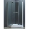 Душ. кабина "AOCLEAR" 100/200 A-032 Н/П прозр/хр "Трапеция" A-032 100